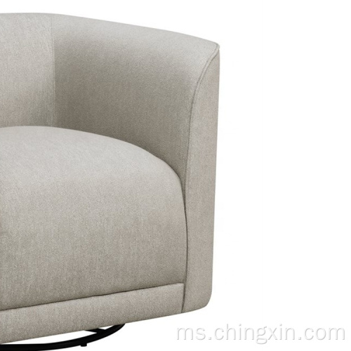 Fabric Fabric Fabric Swivel Accent Chair